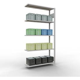 SCHULTE Lagertechnik - Stecks.Anbaur.mit Längenriegel - 2000x1000x300 mm, Typ 150 kg