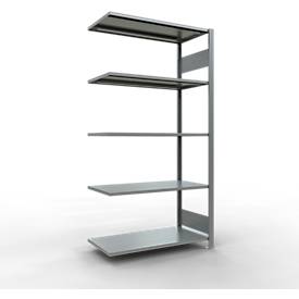 SCHULTE Lagertechnik - Stecks.Anbaur.mit Längenriegel - 2000x1000x500 mm, Typ 150 kg