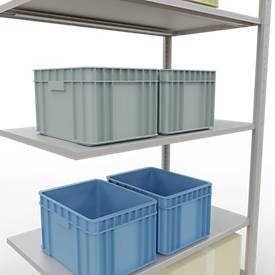 SCHULTE Lagertechnik - Stecks.Anbaur.mit Längenriegel - 2000x1000x600 mm, Typ 150 kg