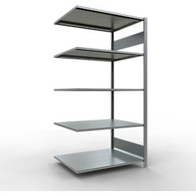 SCHULTE Lagertechnik - Stecks.Anbaur.mit Längenriegel - 2000x1000x800 mm, Typ 150 kg