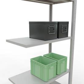 SCHULTE Lagertechnik - Stecks.Anbaur. mit Längenriegel - 2000x750x400 mm, Typ 150 kg
