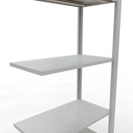SCHULTE Lagertechnik - Stecks.Anbaur. mit Längenriegel - 2000x750x400 mm, Typ 150 kg