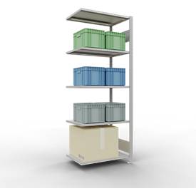 SCHULTE Lagertechnik - Stecks.Anbaur. mit Längenriegel - 2000x750x500 mm, Typ 150 kg