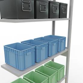 SCHULTE Lagertechnik - Stecks.Anbaur.mit Längenriegel - 2500x1000x300 mm, Typ 150 kg