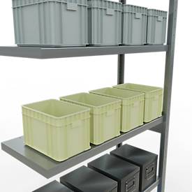SCHULTE Lagertechnik - Stecks.Anbaur.mit Längenriegel - 2500x1000x400 mm, Typ 250 kg