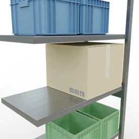 SCHULTE Lagertechnik - Stecks.Anbaur.mit Längenriegel - 2500x1000x500 mm, Typ 250 kg