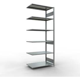 SCHULTE Lagertechnik - Stecks.Anbaur.mit Längenriegel - 2500x1000x600 mm, Typ 150 kg