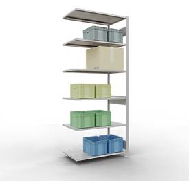 SCHULTE Lagertechnik - Stecks.Anbaur.mit Längenriegel - 2500x1000x600 mm, Typ 150 kg