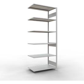 SCHULTE Lagertechnik - Stecks.Anbaur.mit Längenriegel - 2500x1000x600 mm, Typ 150 kg