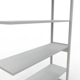 SCHULTE Lagertechnik - Stecks.Anbaur. mit Längenriegel - 2500x1300x400 mm, Typ 150 kg
