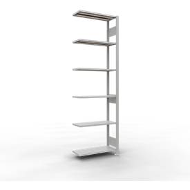 SCHULTE Lagertechnik - Stecks.Anbaur. mit Längenriegel - 2500x750x300 mm, Typ 150 kg