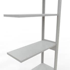 SCHULTE Lagertechnik - Stecks.Anbaur. mit Längenriegel - 2500x750x300 mm, Typ 150 kg