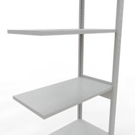 SCHULTE Lagertechnik - Stecks.Anbaur. mit Längenriegel - 2500x750x400 mm, Typ 150 kg