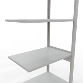 SCHULTE Lagertechnik - Stecks.Anbaur. mit Längenriegel - 2500x750x500 mm, Typ 150 kg
