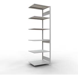SCHULTE Lagertechnik - Stecks.Anbaur. mit Längenriegel - 2500x750x600 mm, Typ 150 kg