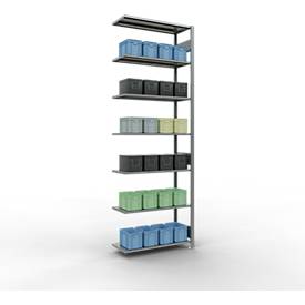 SCHULTE Lagertechnik - Stecks.Anbaur.mit Längenriegel - 3000x1000x400 mm, Typ 150 kg