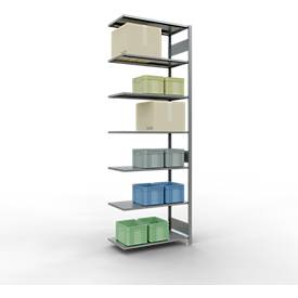 SCHULTE Lagertechnik - Stecks.Anbaur.mit Längenriegel - 3000x1000x500 mm, Typ 150 kg