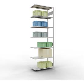 SCHULTE Lagertechnik - Stecks.Anbaur.mit Längenriegel - 3000x1000x500 mm, Typ 150 kg