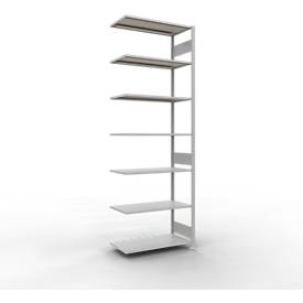 SCHULTE Lagertechnik - Stecks.Anbaur.mit Längenriegel - 3000x1000x500 mm, Typ 150 kg