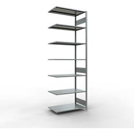 SCHULTE Lagertechnik - Stecks.Anbaur.mit Längenriegel - 3000x1000x600 mm, Typ 150 kg