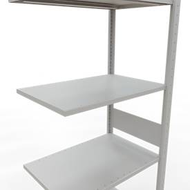 SCHULTE Lagertechnik - Stecks.Anbaur. mit Längenriegel - 3000x750x500 mm, Typ 150 kg