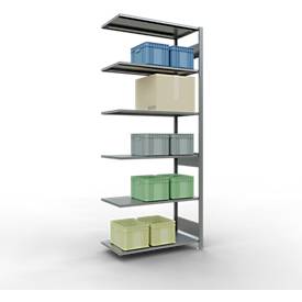 SCHULTE Lagertechnik - Stecks.Anbaur.mit Längenriegeln - 2500x1000x500 mm, Typ 150 kg