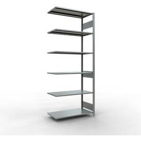 SCHULTE Lagertechnik - Stecks.Anbaur.mit Längenriegeln - 2500x1000x500 mm, Typ 150 kg