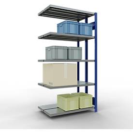 SCHULTE Lagertechnik - Stecks.Doppelanbaur. Typ 250 kg - 2000x1000x2x300 mm, 10 Böden