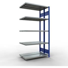 SCHULTE Lagertechnik - Stecks.Doppelanbaur. Typ 250 kg - 2000x1000x2x300 mm, 10 Böden