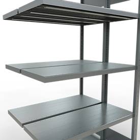 SCHULTE Lagertechnik - Stecks.Doppelanbaur. Typ 250 kg - 2000x1000x2x400 mm, 10 Böden
