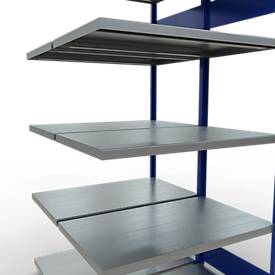 SCHULTE Lagertechnik - Stecks.Doppelanbaur. Typ 250 kg - 2000x1000x2x600 mm, 10 Böden