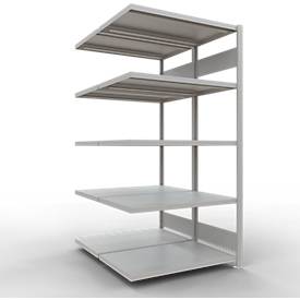 SCHULTE Lagertechnik - Stecks.Doppelanbaur. Typ 250 kg - 2000x1000x2x600 mm, 10 Böden