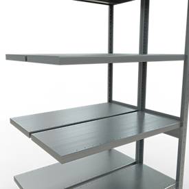 SCHULTE Lagertechnik - Stecks.Doppelanbaur. Typ 250 kg - 2500x1000x2x400 mm, 12 Böden