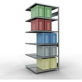 SCHULTE Lagertechnik - Stecks.Doppelanbaur. Typ 250 kg - 2500x1000x2x500 mm, 12 Böden