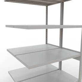 SCHULTE Lagertechnik - Stecks.Doppelanbaur. Typ 250 kg - 2500x1000x2x500 mm, 12 Böden