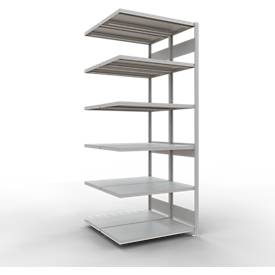 SCHULTE Lagertechnik - Stecks.Doppelanbaur. Typ 250 kg - 2500x1000x2x500 mm, 12 Böden