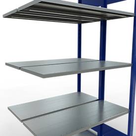 SCHULTE Lagertechnik - Stecks.Doppelanbauregal Typ 150 - 2000x1000x2x400 mm 2x5 Böden