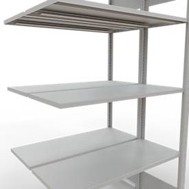 SCHULTE Lagertechnik - Stecks.Doppelanbauregal Typ 150 - 2000x1000x2x400 mm 2x5 Böden