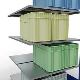 SCHULTE Lagertechnik - Stecks.Doppelanbauregal Typ 150 - 2000x1000x2x600 mm 2x5 Böden