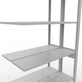 SCHULTE Lagertechnik - Stecks.Doppelanbauregal Typ 150 - 2500x1000x2x300 mm 2x6 Böden