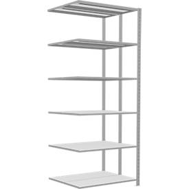SCHULTE Lagertechnik - Stecks.Doppelanbauregal Typ 150 - 2500x1000x2x400 mm 2x6 Böden