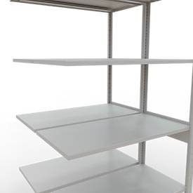 SCHULTE Lagertechnik - Stecks.Doppelanbauregal Typ 150 - 2500x1000x500 mm, 2x6 Böden
