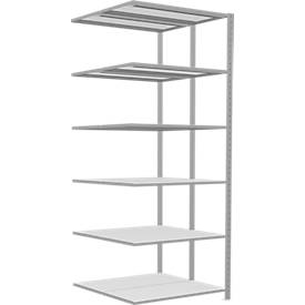 SCHULTE Lagertechnik - Stecks.Doppelanbauregal Typ 150 - 2500x1000x500 mm, 2x6 Böden
