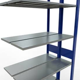 SCHULTE Lagertechnik - Stecks.Doppelanbauregal Typ 150 - 3000x1000x2x300 mm 2x7 Böden