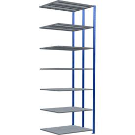 SCHULTE Lagertechnik - Stecks.Doppelanbauregal Typ 150 - 3000x1000x2x400 mm 2x7 Böden