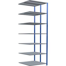 SCHULTE Lagertechnik - Stecks.Doppelanbauregal Typ 150 - 3000x1000x2x500 mm 2x7 Böden