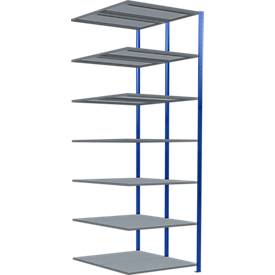 SCHULTE Lagertechnik - Stecks.Doppelanbauregal Typ 150 - 3000x1000x2x600 mm 2x7 Böden