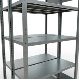 SCHULTE Lagertechnik - Stecks.Doppelgrundr. Typ 250 kg - 2000x1000x2x400 mm, 10 Böden