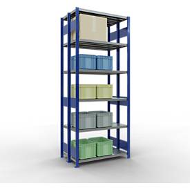 SCHULTE Lagertechnik - Stecks.Doppelgrundr. Typ 250 kg - 2500x1000x2x300 mm, 12 Böden