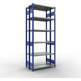 SCHULTE Lagertechnik - Stecks.Doppelgrundr. Typ 250 kg - 2500x1000x2x300 mm, 12 Böden